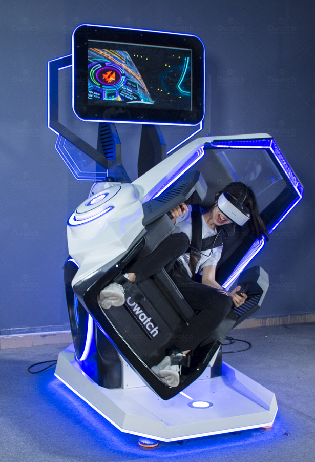 vr chair 360 motion simulator coaster roller machine